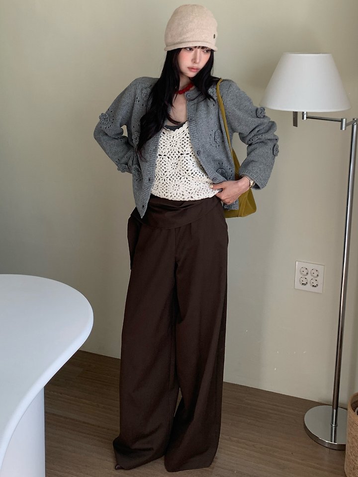 Flower Pom-Pom Cardigan by Tarabymotion for Women - view 1