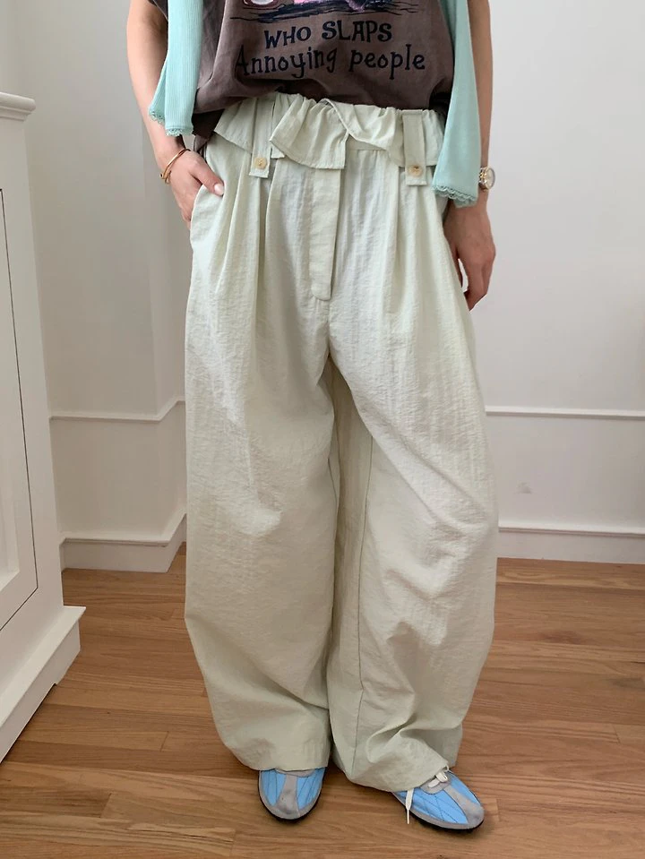 Palm Pleats Pants by Tarabymotion for Women - view 5