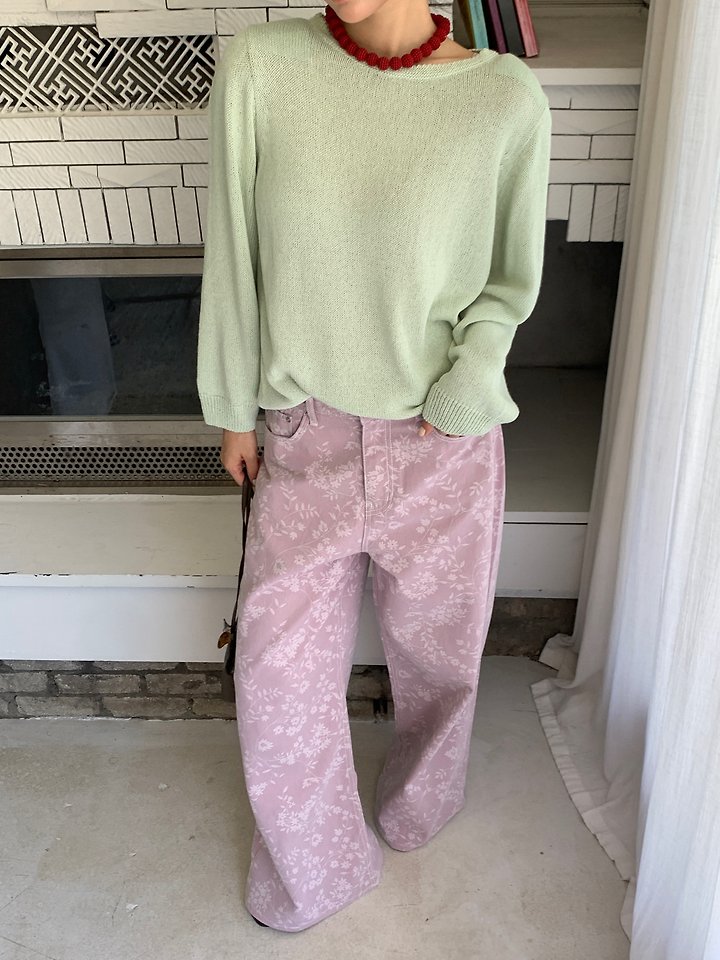 Rose Denim Pants by Tarabymotion for Women - view 1