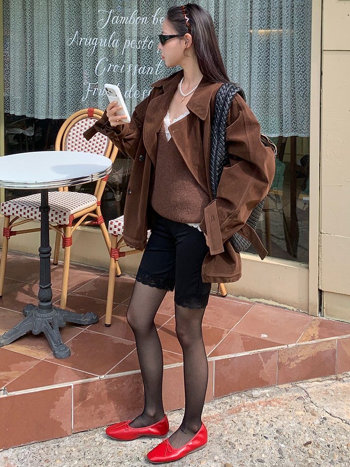 Dun Half Jacket by Tarabymotion for Women - view 8