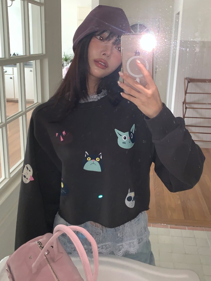 Cat Family Sweatshirt by Tarabymotion for Women - view 5