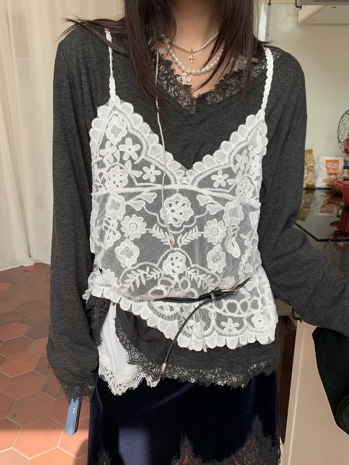 Hot Item Lace Vest by Tarabymotion for Women - view 1