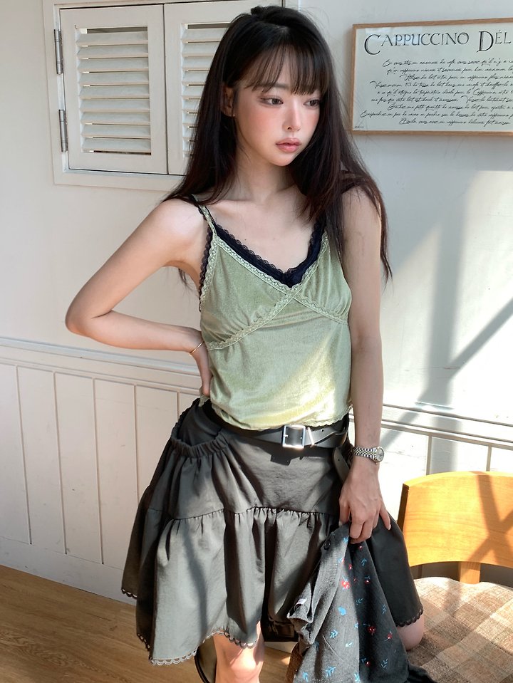 Star Velvet Sleeveless Top by Tarabymotion for Women - view 7