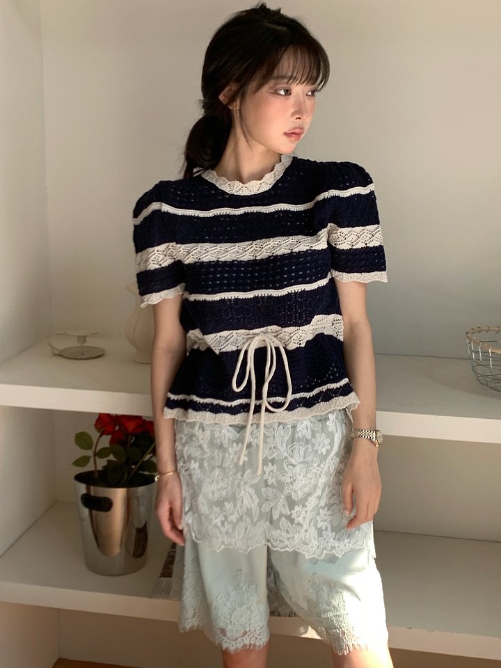 Pine Half-Sleeve Knit by Tarabymotion for Women - view 10