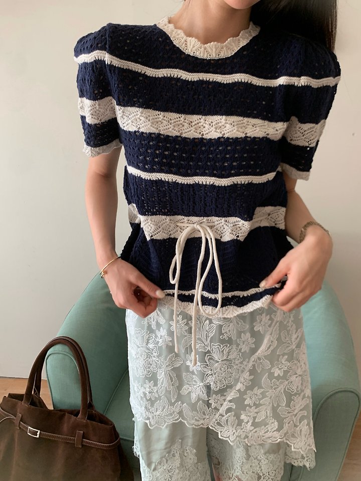 Pine Half-Sleeve Knit by Tarabymotion for Women - view 8