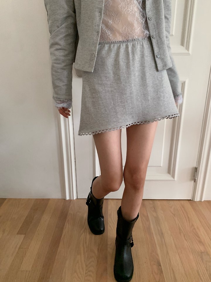Line Set Up (Cardigan & Skirt) by Tarabymotion for Women - view 1
