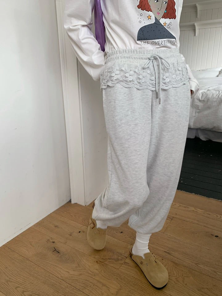 Frill Jogger Pants by Tarabymotion for Women - view 9