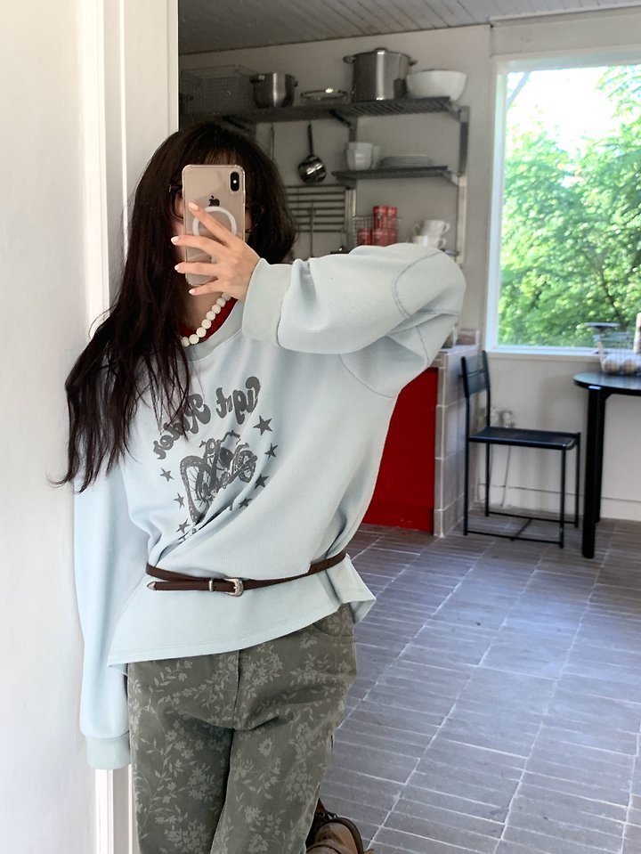 Waffle Sweatshirt by Tarabymotion for Women - view 3