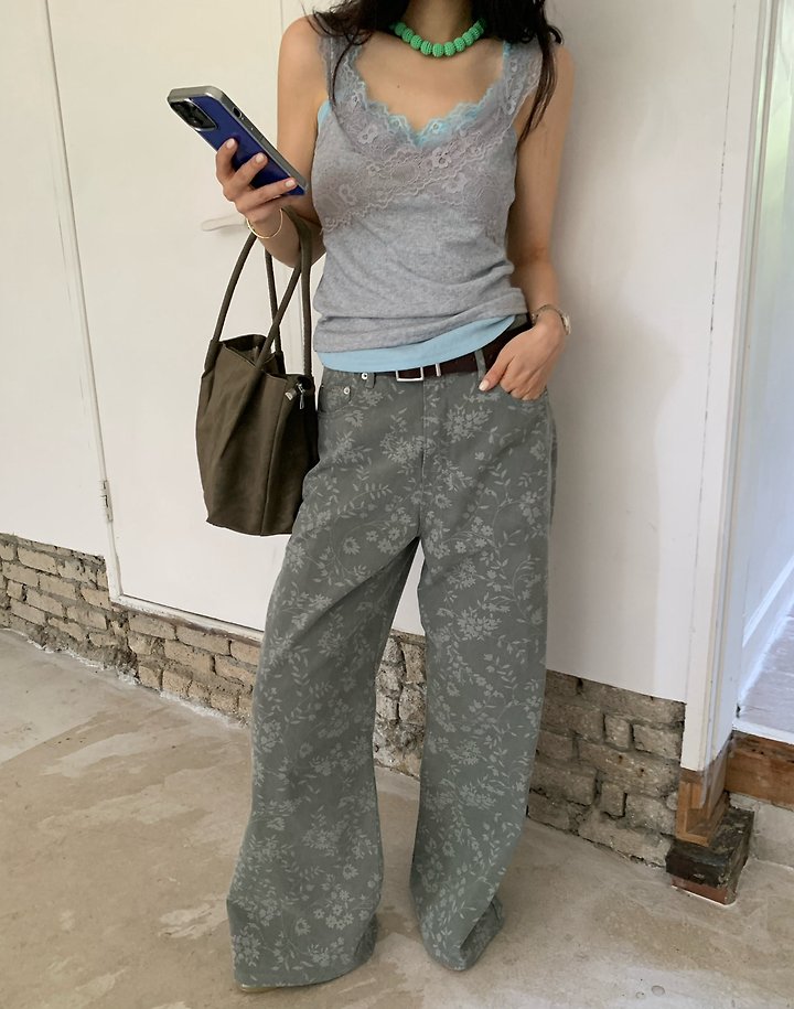 Rose Denim Pants by Tarabymotion for Women - view 10