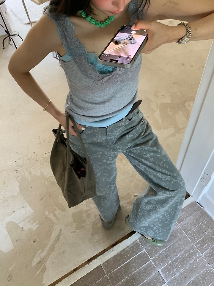 Rose Denim Pants by Tarabymotion for Women - view 12