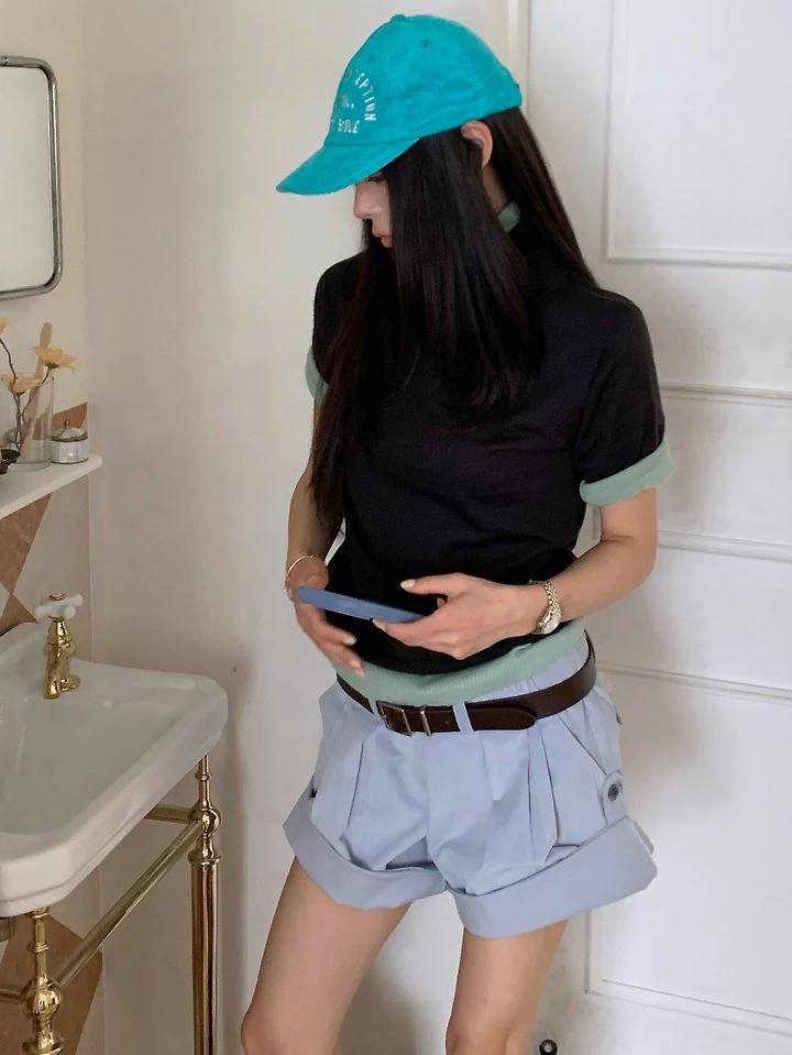 Corduroy Roll-Up Pants by Tarabymotion for Women - view 9