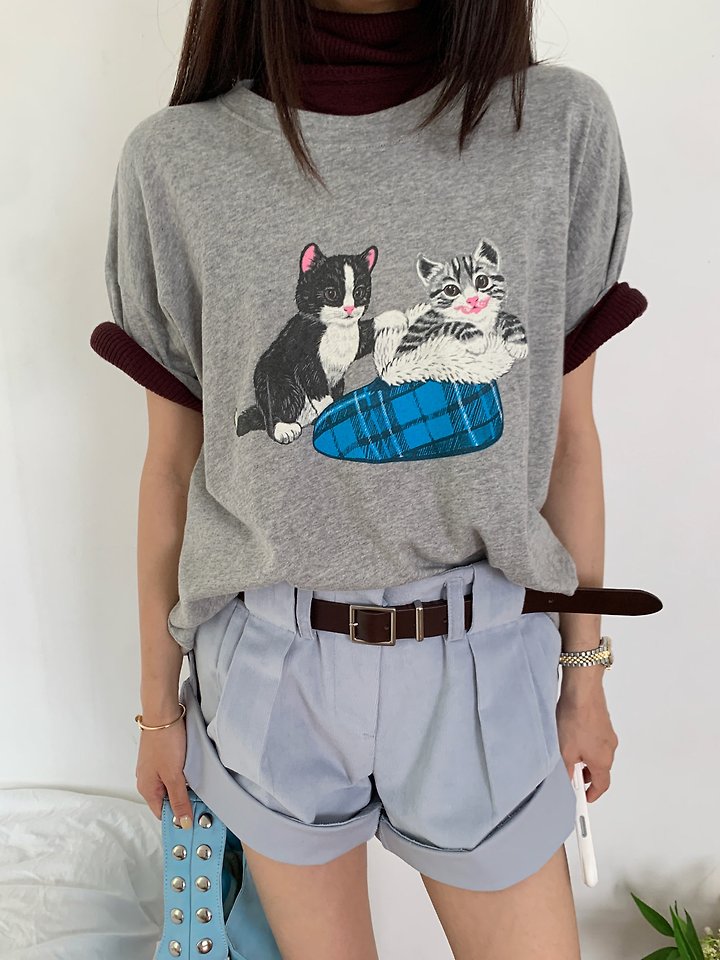 Check Cat Tee by Tarabymotion for Women - view 1