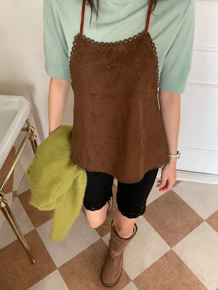 Toffee Embroidery Sleeveless by Tarabymotion for Women - view 3
