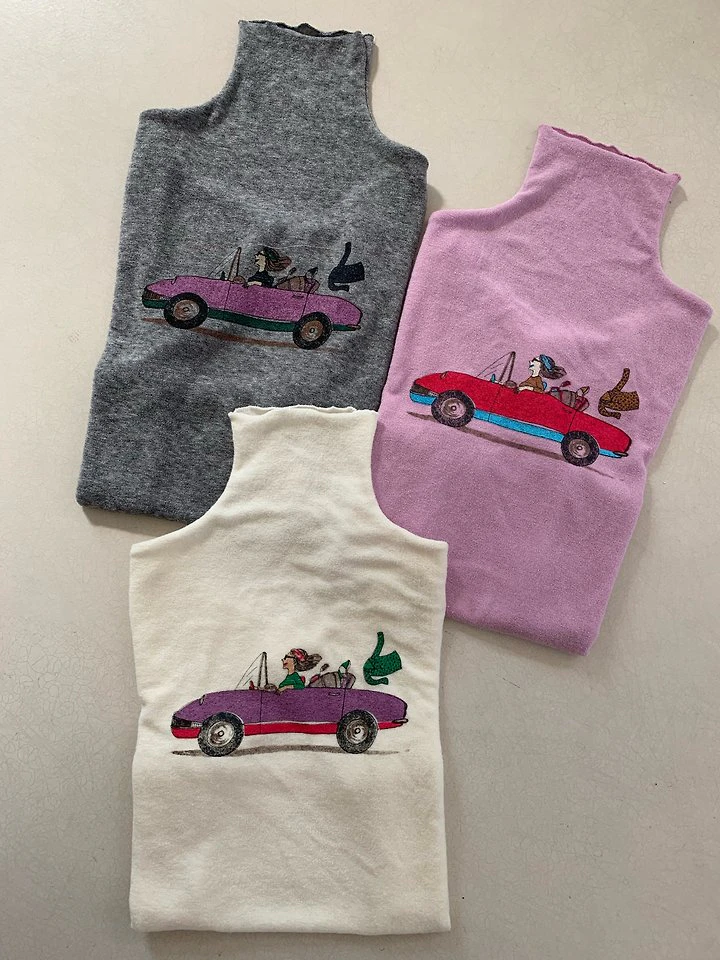 Open Car Tee by Tarabymotion for Women - view 12