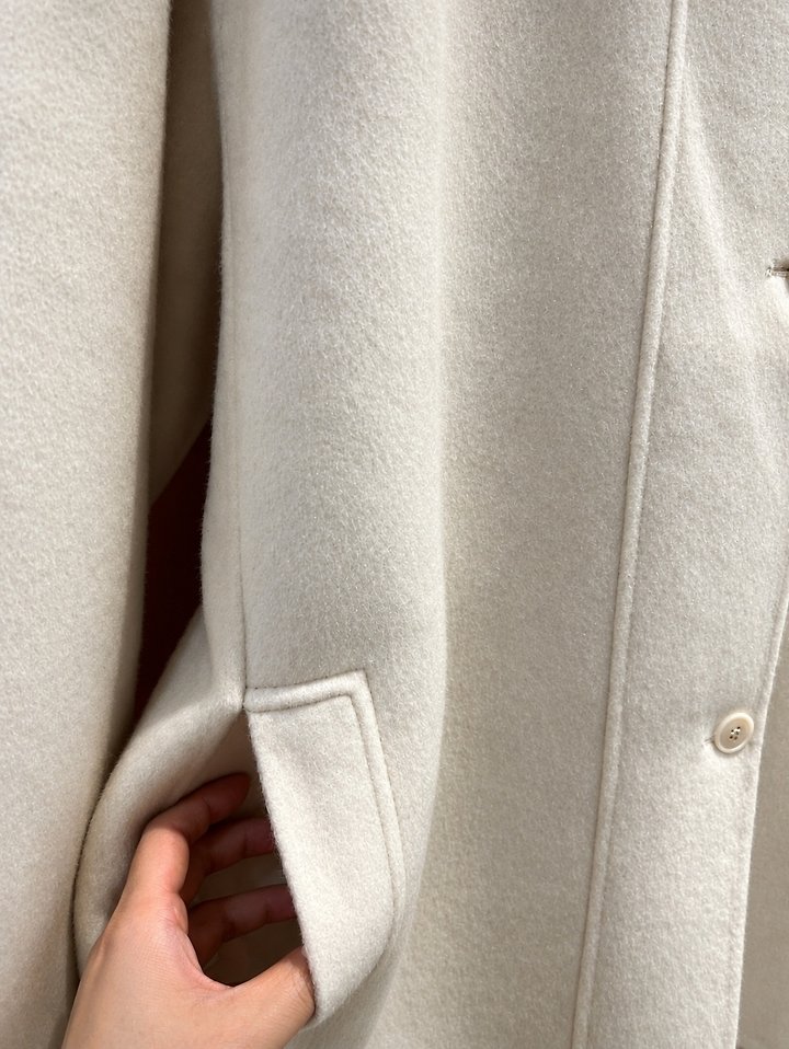 Hand High Neck Coat by The Fine.b for Women - view 2