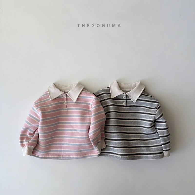 Cotton Candy Fleeced Collar Tee by Thegoguma for Child - view 1
