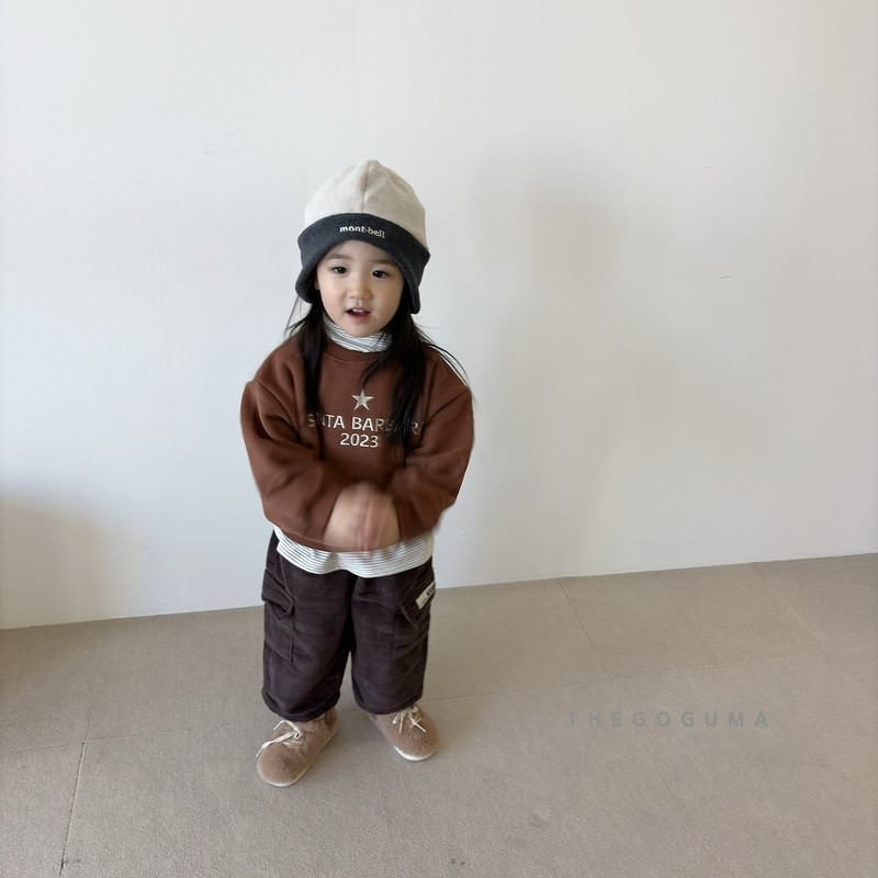 Corduroy Cargo Fleeced Pants by Thegoguma for Child - view 6