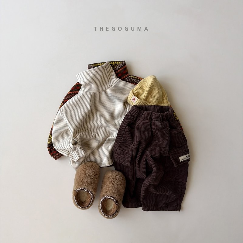 Multi Striped Turtleneck Tee by Thegoguma for Child - view 4