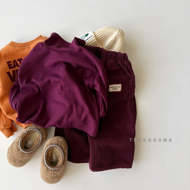 Solid Stretch Turtleneck Tee by Thegoguma for Child - view 3