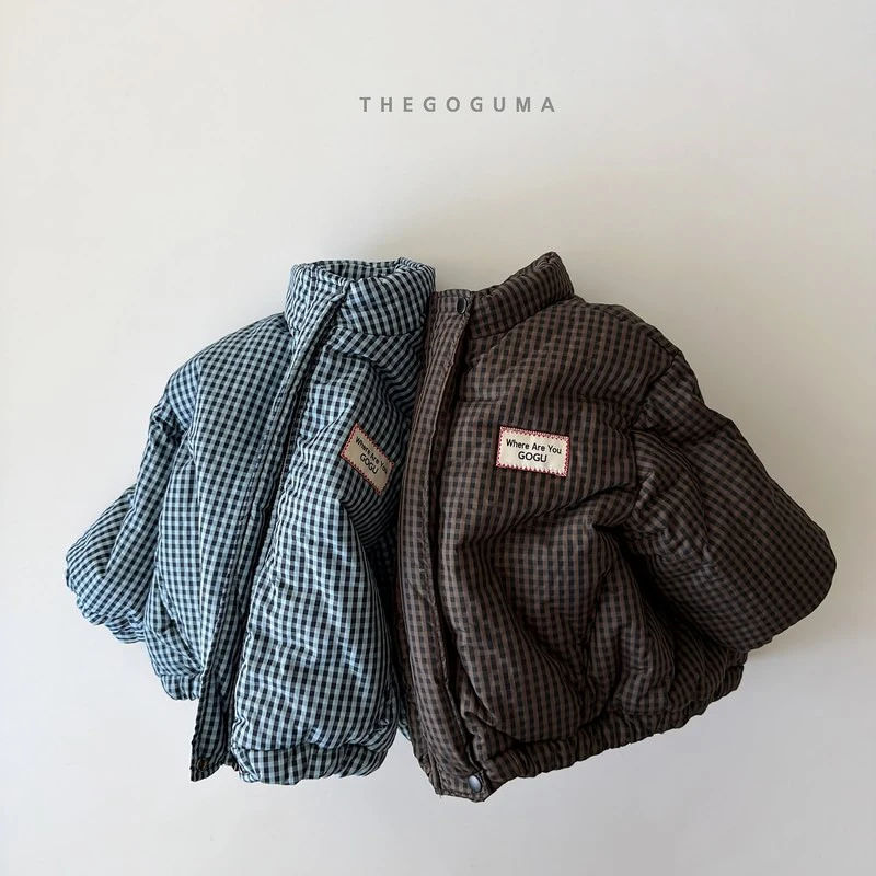 Check Padded Jacket by Thegoguma for Child - view 1