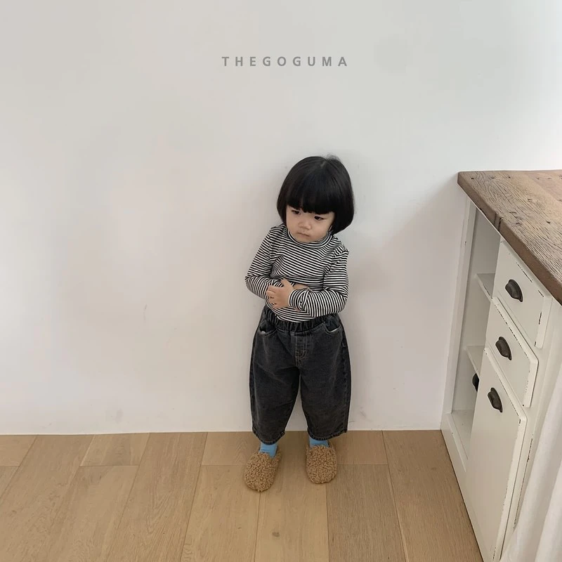 Barrel Fleeced Denim Pants by Thegoguma for Child - view 10