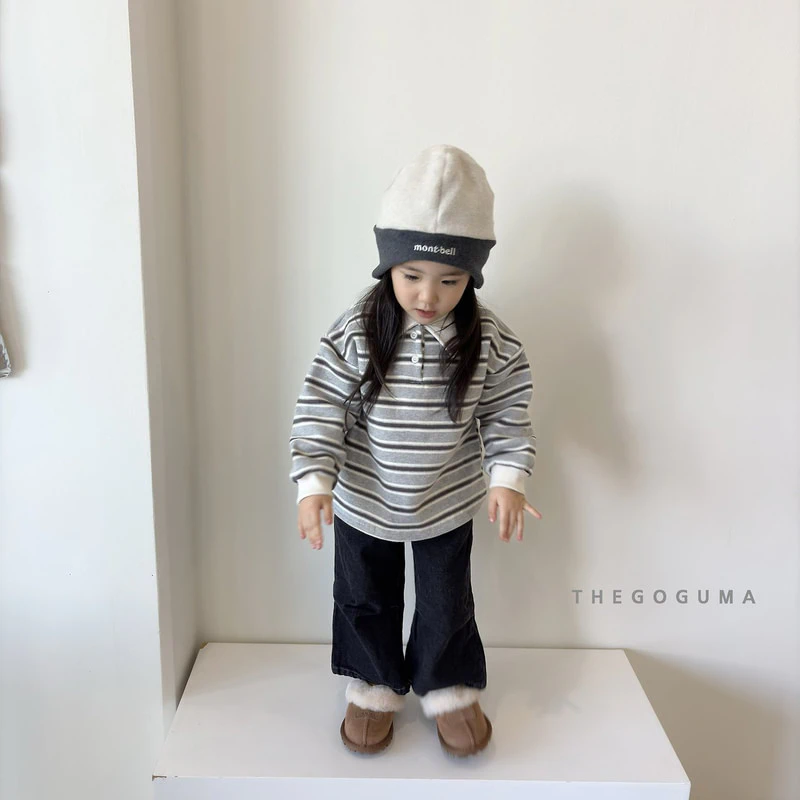 Cotton Candy Fleeced Collar Tee by Thegoguma for Child - view 9