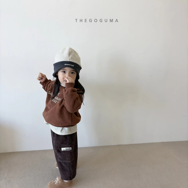 Corduroy Cargo Fleeced Pants by Thegoguma for Child - view 7