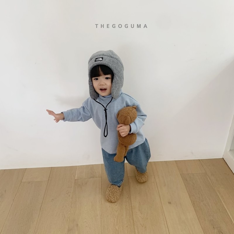 Multi Striped Turtleneck Tee by Thegoguma for Child - view 7