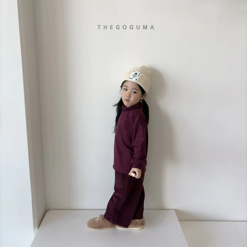 Solid Stretch Turtleneck Tee by Thegoguma for Child - view 7