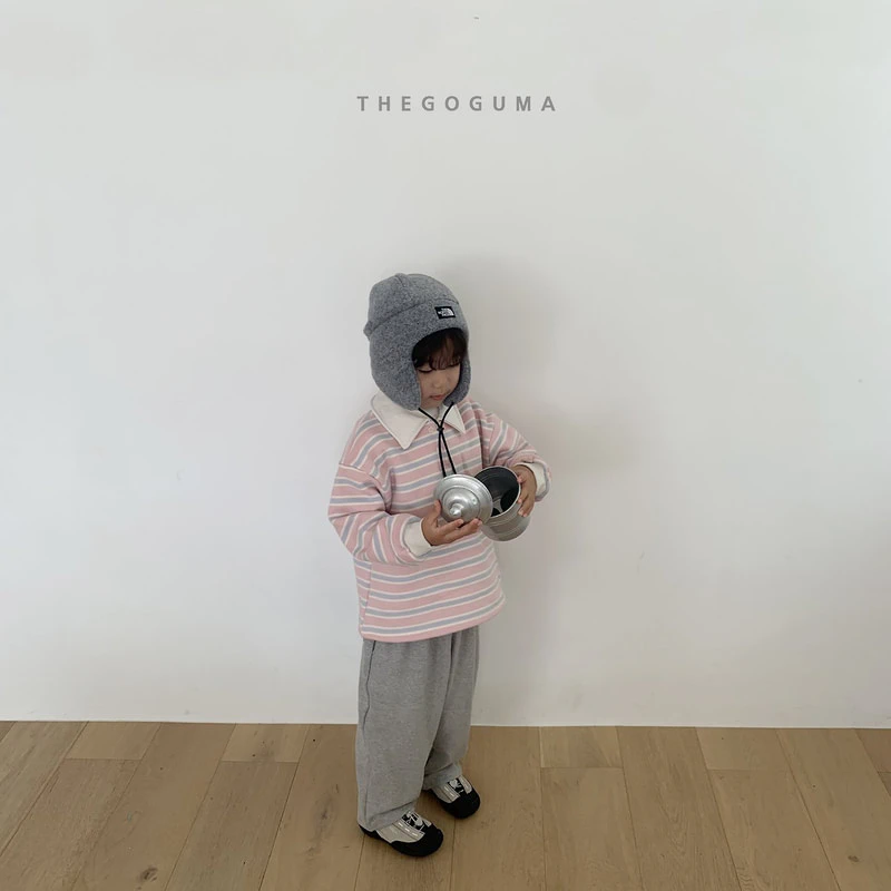 Cotton Candy Fleeced Collar Tee by Thegoguma for Child - view 12