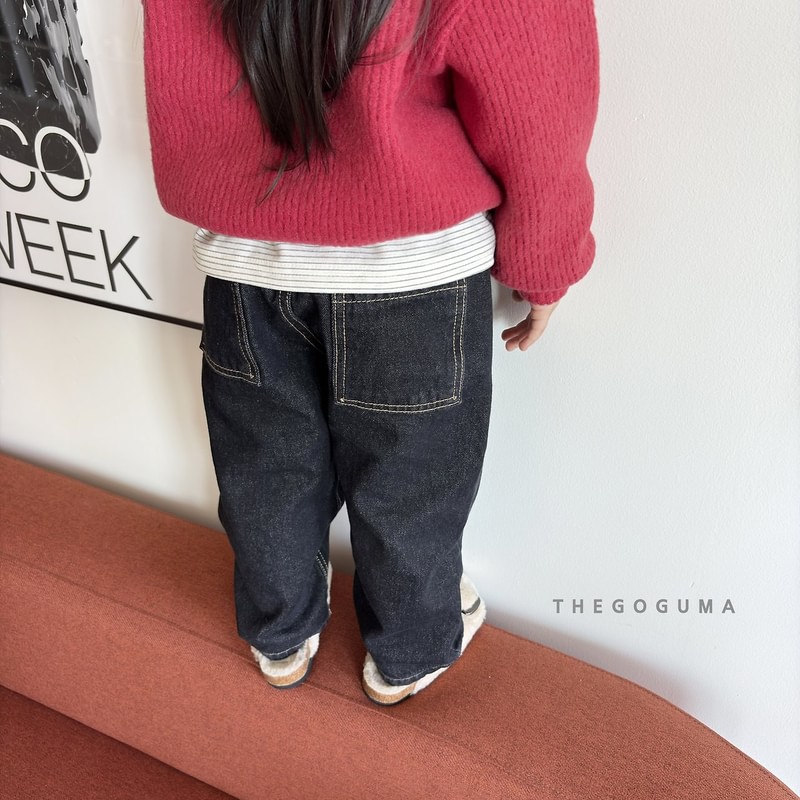 Fleeced TokTok Denim Pants by Thegoguma for Child - view 11