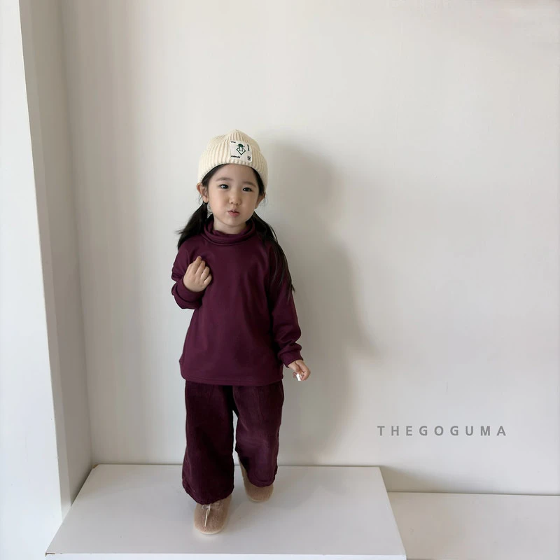 Solid Stretch Turtleneck Tee by Thegoguma for Child - view 8