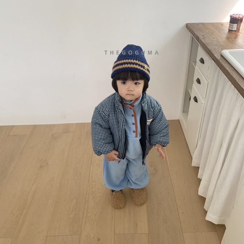 Check Padded Jacket by Thegoguma for Child - view 7