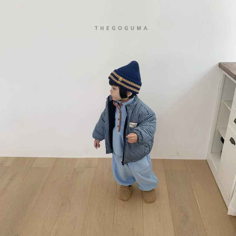 Check Padded Jacket by Thegoguma for Child - view 8