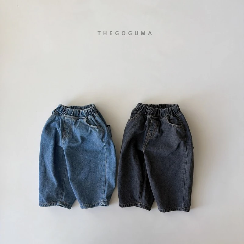Barrel Fleeced Denim Pants by Thegoguma for Child - view 1