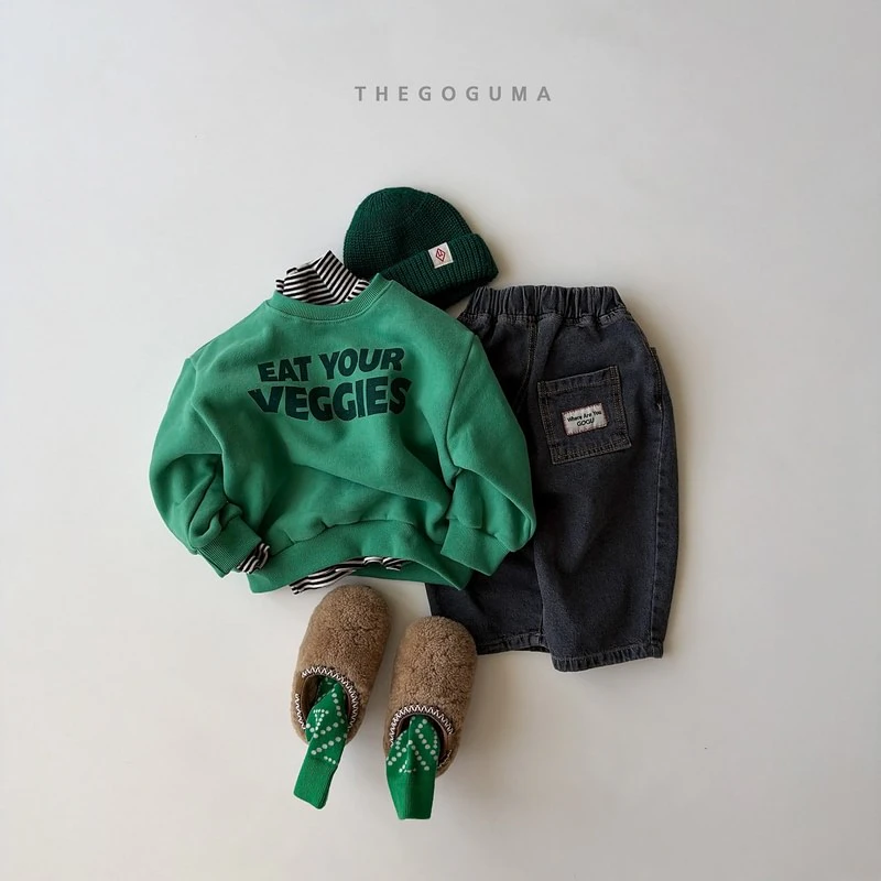 Barrel Fleeced Denim Pants by Thegoguma for Child - view 3