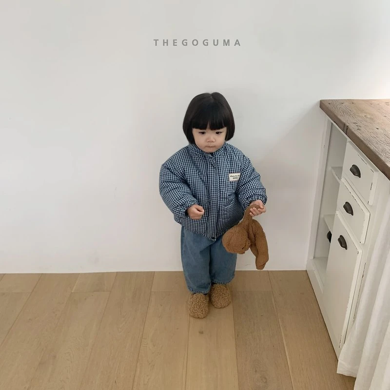 Check Padded Jacket by Thegoguma for Child - view 11