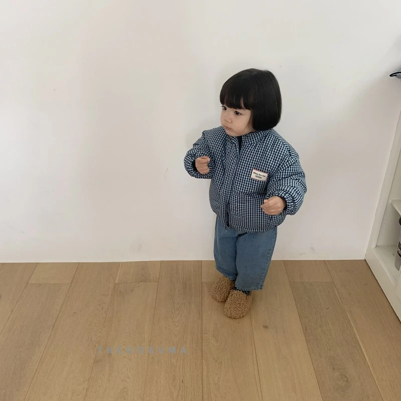 Check Padded Jacket by Thegoguma for Child - view 12