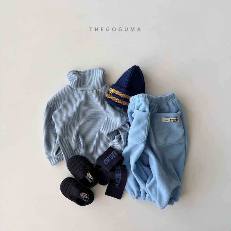 Multi Striped Turtleneck Tee by Thegoguma for Child - view 3