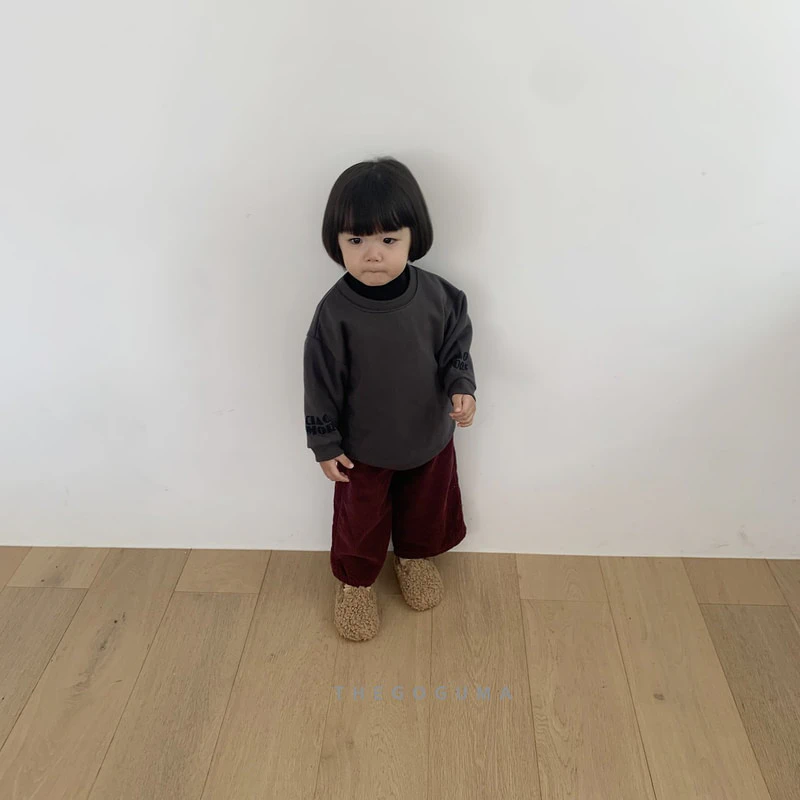 Color Corduroy Fleeced Pants by Thegoguma for Child - view 12