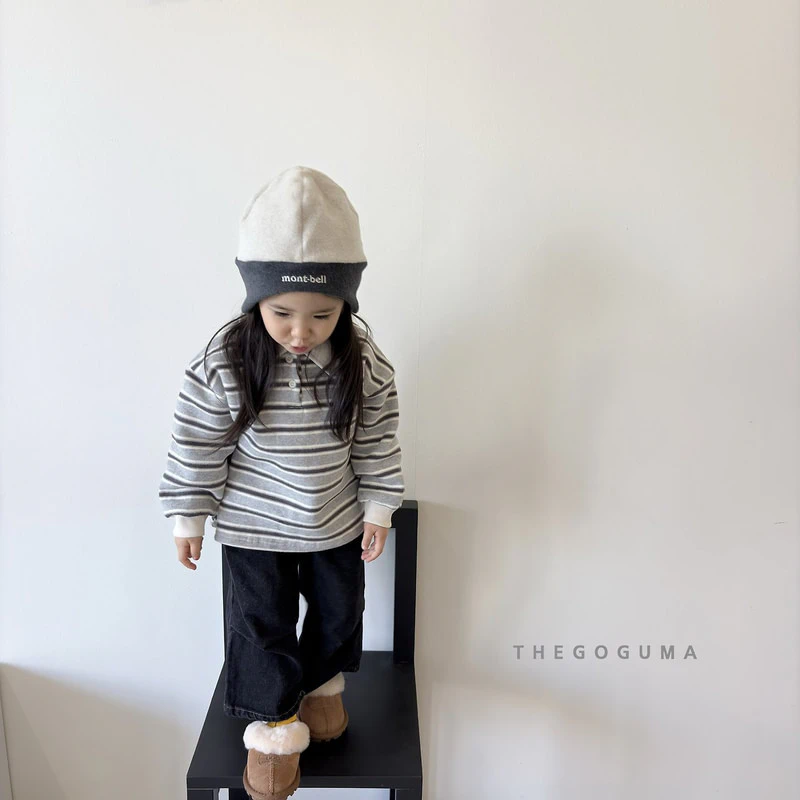 Cotton Candy Fleeced Collar Tee by Thegoguma for Child - view 7