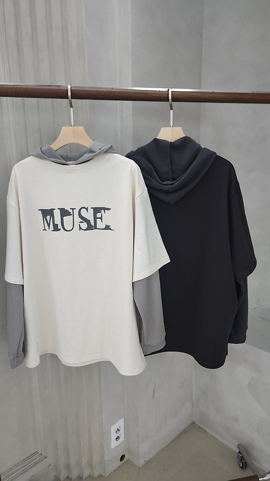 Muse Waffle Hoodie by There's for Women - view 11