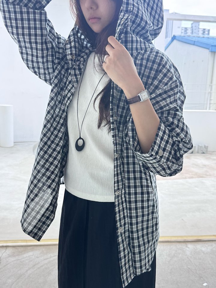 Check Hoodie by There's for Women - view 7