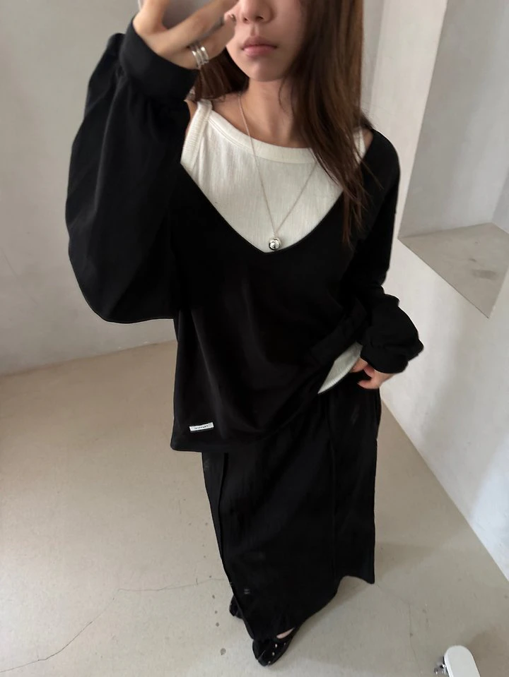 Cos V-Neck Tee by There's for Women - view 11