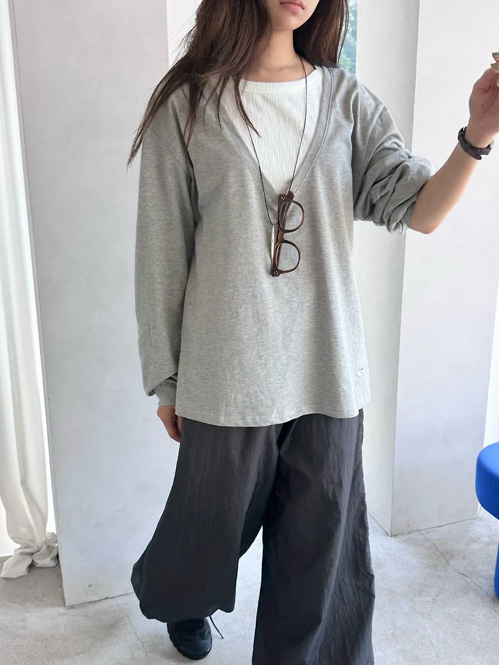 Cos V-Neck Tee by There's for Women - view 5