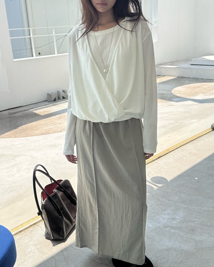 Toreta Wrap Tee by There's for Women - view 8