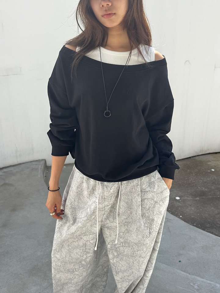Layered Sweatshirt by There's for Women - view 2
