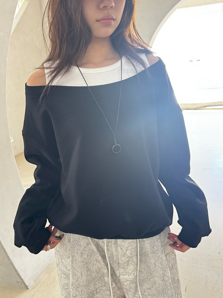 Layered Sweatshirt by There's for Women - view 3