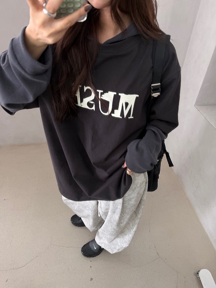 Muse Waffle Hoodie by There's for Women - view 9