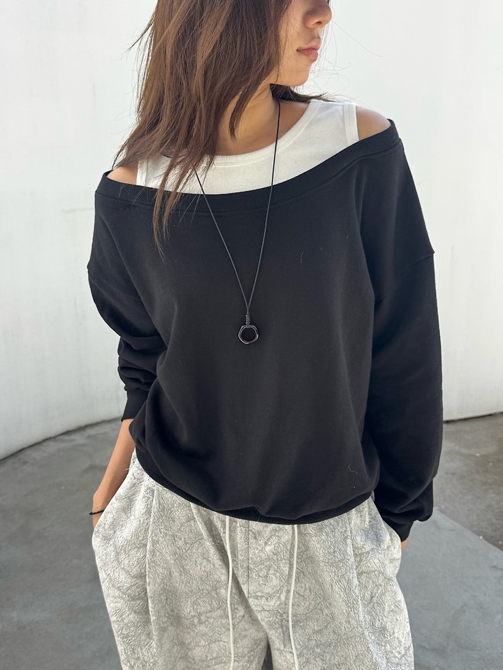 Layered Sweatshirt by There's for Women - view 6
